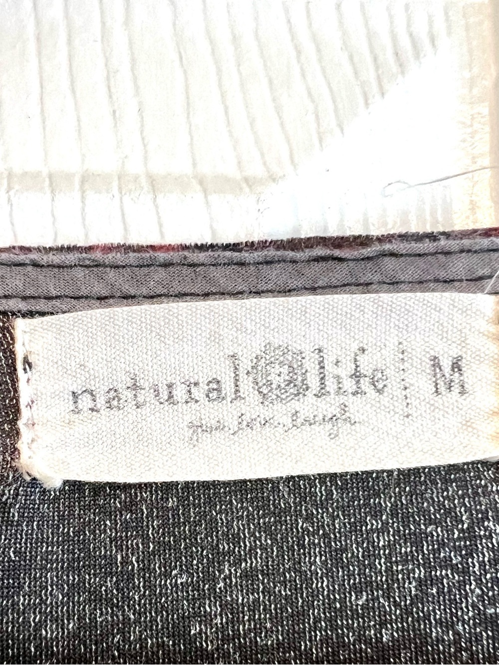 Natural Life Burn Velvet Carly Dress floral  relaxed babydoll empire boho size M - Picture 5 of 11